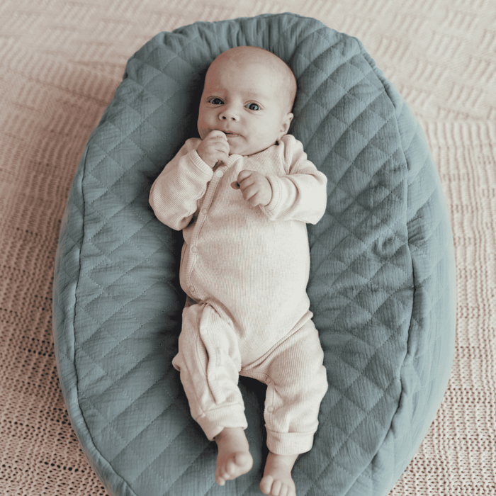 Relax cover for feeding pillow quilt | Sea green