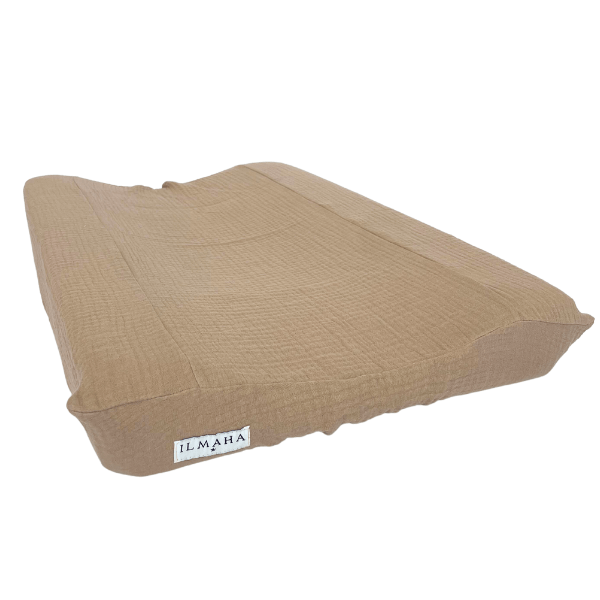 Aankleedkussenhoes hydrofiel | Taupe