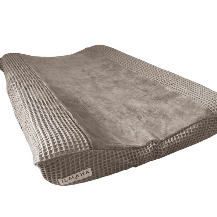 Aankleedkussenhoes velours | Taupe