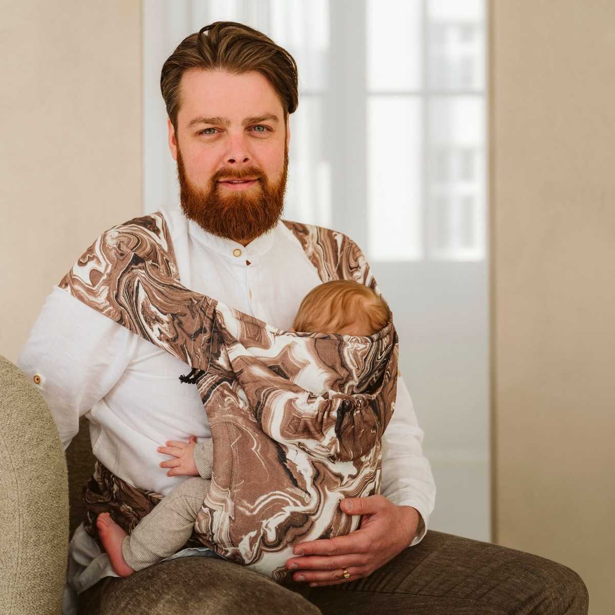 Mei tai baby carrier Marble