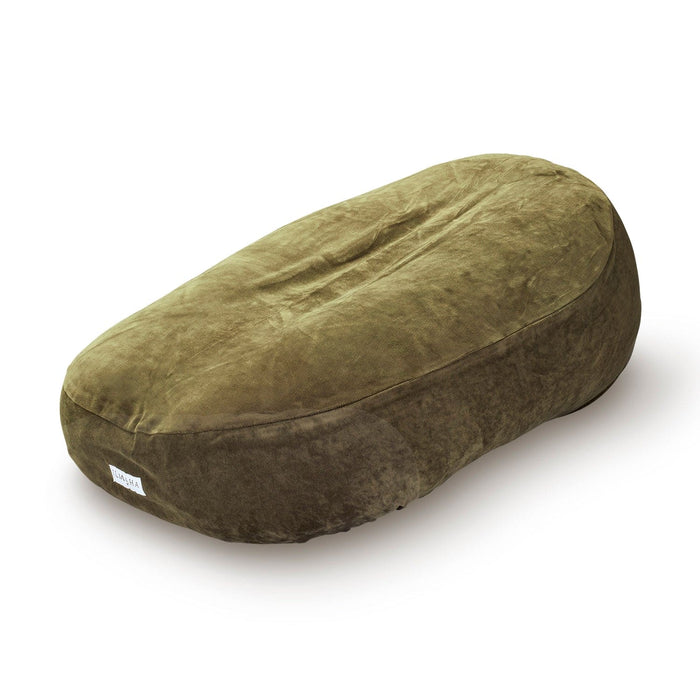 Relax hoes voor voedingskussen velours | Leger Groen