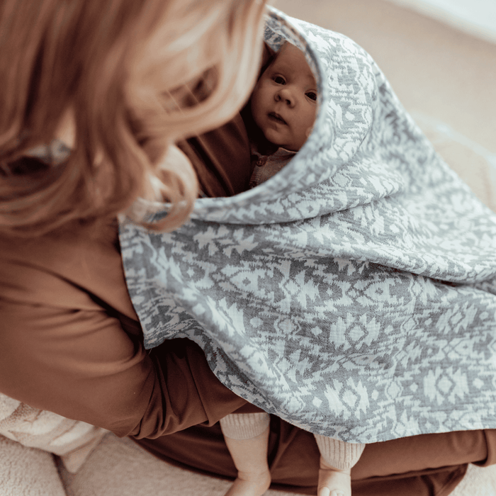 Nursing blanket aztec | gray