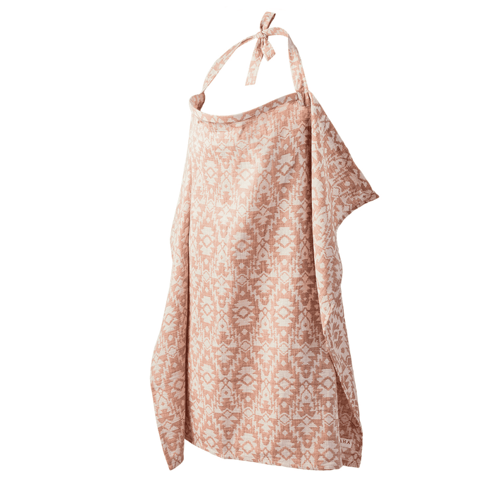 Feeding cloth aztec | terracotta