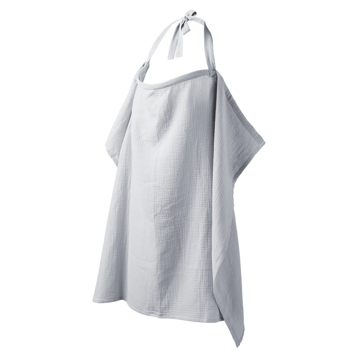 Voedingsdoek uni | Licht grijs