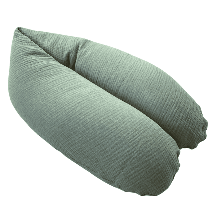Voedingskussenhoes hydrofiel | Oud groen