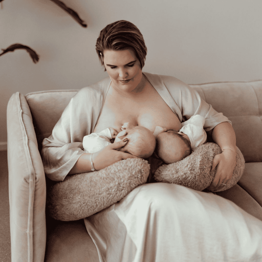 Nursing pillow cover twin teddy | Taupe