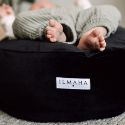 Relax hoes voor voedingskussen velours | Zwart