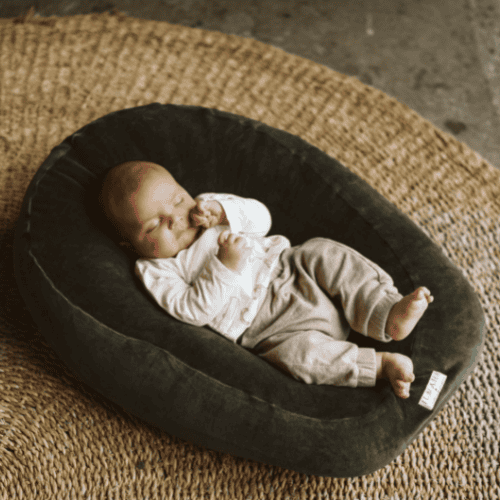 Relax cover for feeding pillow velour | Army Green