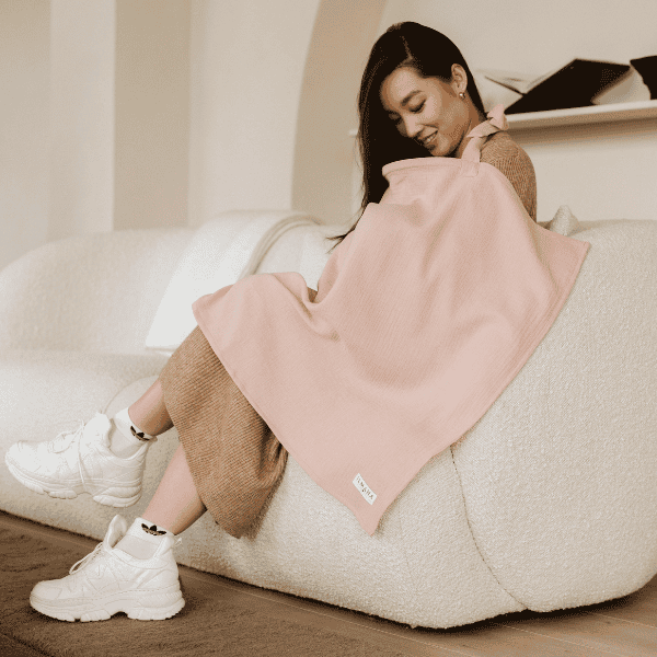 Feeding cloth uni | Old pink