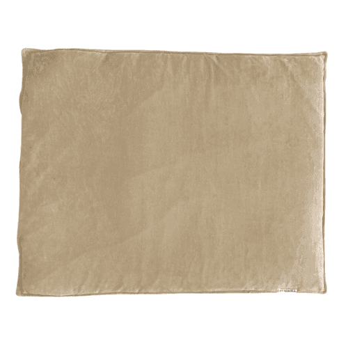 Box blanket rectangle velour | Champagne
