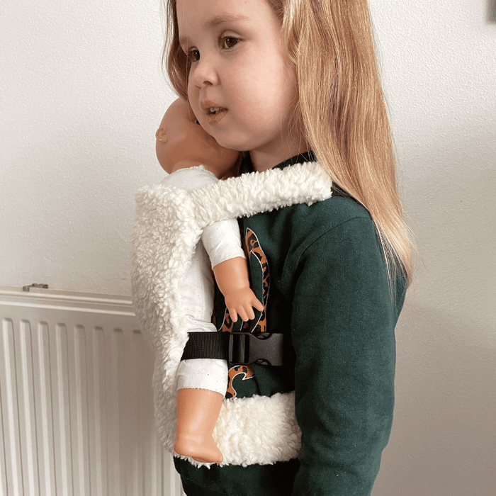 Ilmaha x Studio Billie poppendrager teddy | Ecru