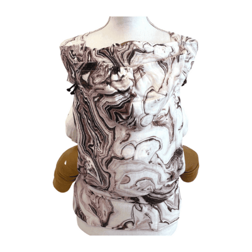 Mei tai baby carrier marble | Old pink