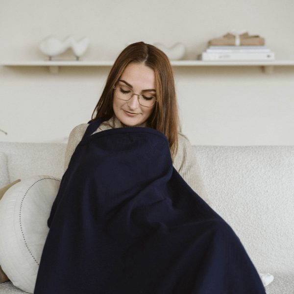 Feeding cloth uni | Navy blue