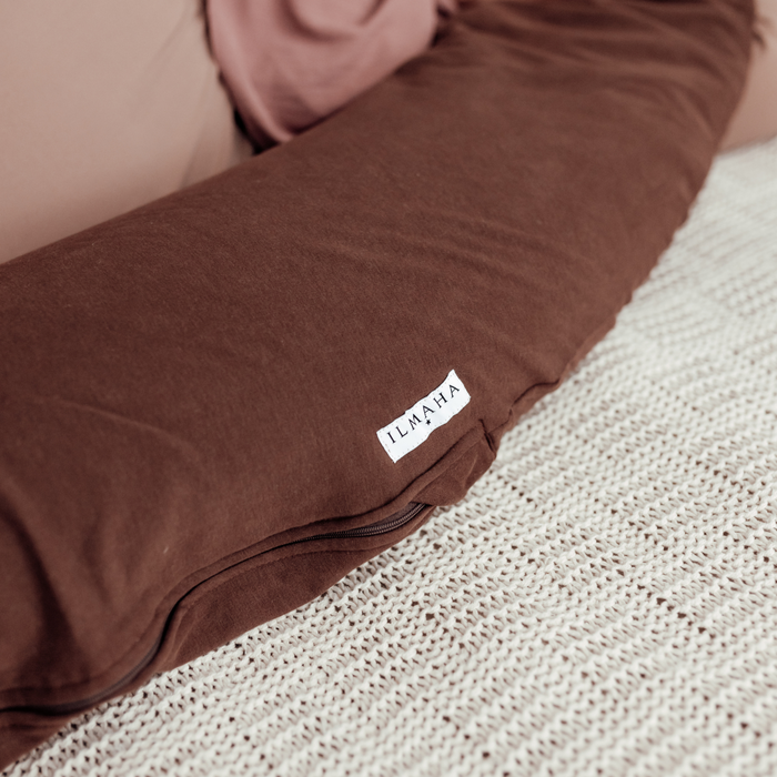 Voedingskussen soft sweat | Bruin