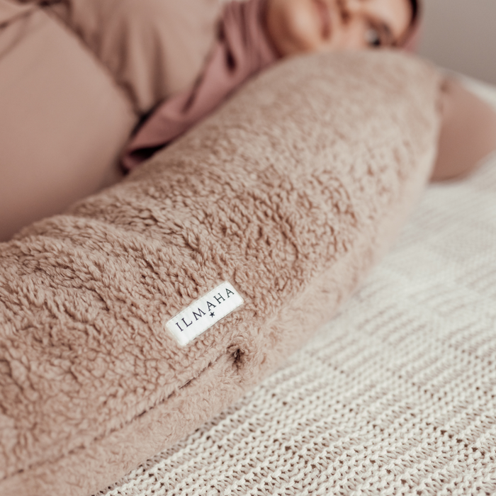 Voedingskussen teddy | Taupe