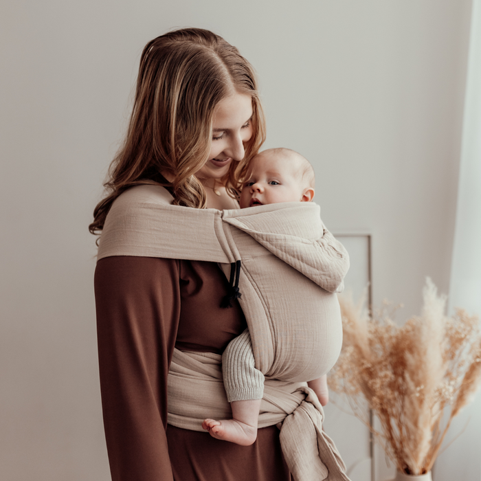 Mei tai baby carrier uni | Taupe
