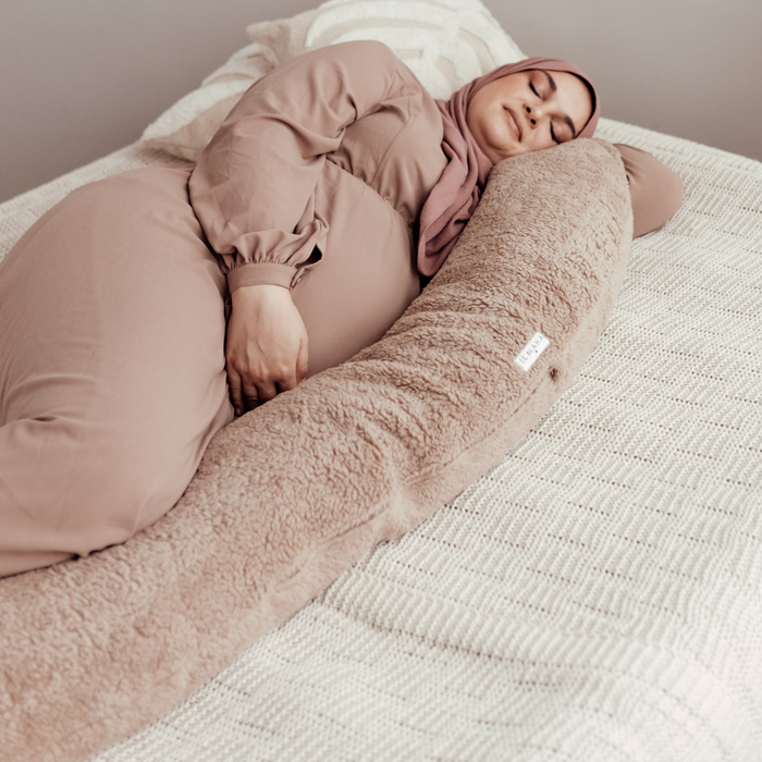 Voedingskussen teddy | Taupe