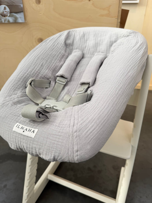 Tripp Trapp newborn hoes | Hydrofiel Licht Grijs