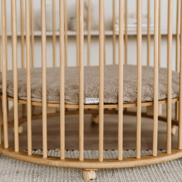 Boxkleed hoes rond teddy | Taupe