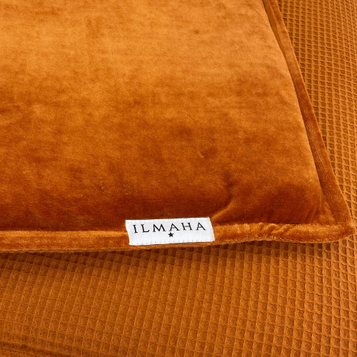 Boxkleed hoes rechthoek velours | Koper
