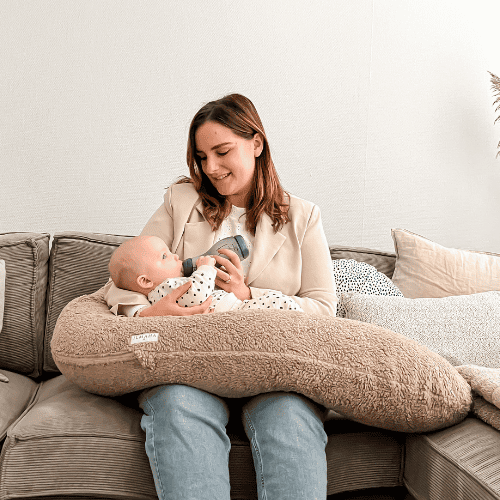 Begin Bij Kruiden Voedingskussen teddy | Taupe — Ilmaha