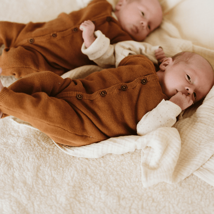 Boxkleed tweeling teddy | Ecru