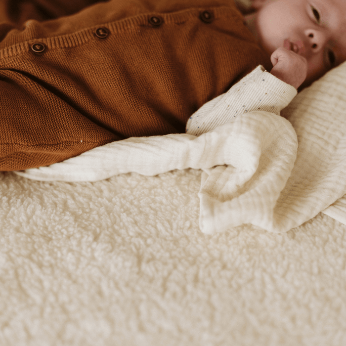 Boxkleed tweeling teddy | Ecru